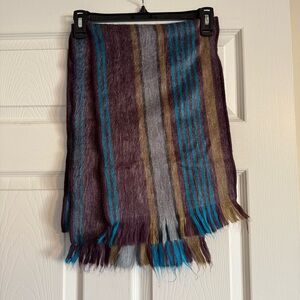 Striped Alpaca Scarf